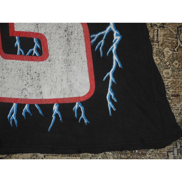 Vintage Rare NASCAR Dale Earnhardt #3 Lightning AOP Size XL Thrashed - Picture 10 of 13